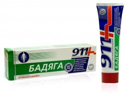 Средство от синяков и ушибов, 911 Ваша служба спасения Бадяга (гель для тела косметический) 100 мл