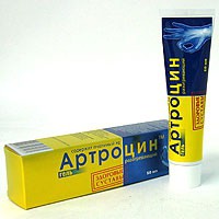 Артроцин при остеохондрозе с пчелиным ядом гель 50 мл