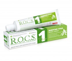 Зубная паста Rocs Уно Энергия трав 60 мл