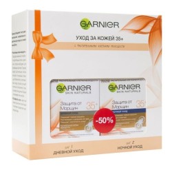 Набор Garnier Клетки молодости защита от морщин 35+ уход дневной + уход ночной 50 мл + 50 мл