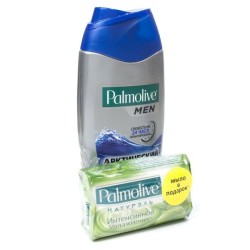 Набор Palmolive гель для душа Мэн 2в1 Арктический ветер + мыло Олива 250 мл + 90 г