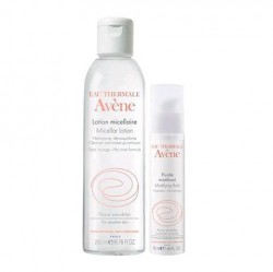 Набор Avene лосьон мицеллярный для чувствительной кожи 200мл+флюид матирующий 50мл