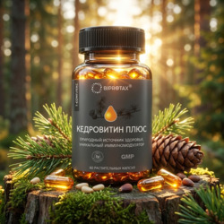 Кедровитин Плюс Biprotax 60 шт. капс.