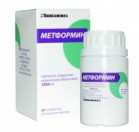 Метформин, табл. п/о пленочной 500 мг №60