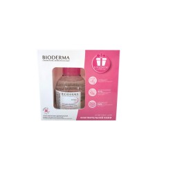Набор Bioderma Комплекс Сенсибио для чувствительной кожи мицеллярная вода + гель очищающий + крем легкий + гель для контура глаз + крем насыщенный 100 мл + 8 мл + 5 мл + 2 мл + 5 мл