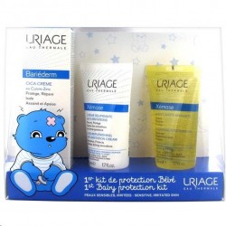 Набор Uriage Защищающий Масло Ксемоз 50 мл + Барьедерм Цика 40 мл + Ксемоз крем 50 мл + ТВУ 50
